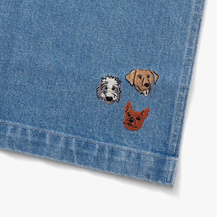 Best Friends Dog Lovers Denim Essential Apron - Image 6