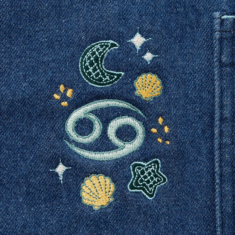 Cancer Denim Zodiac Essential Apron - Image 5