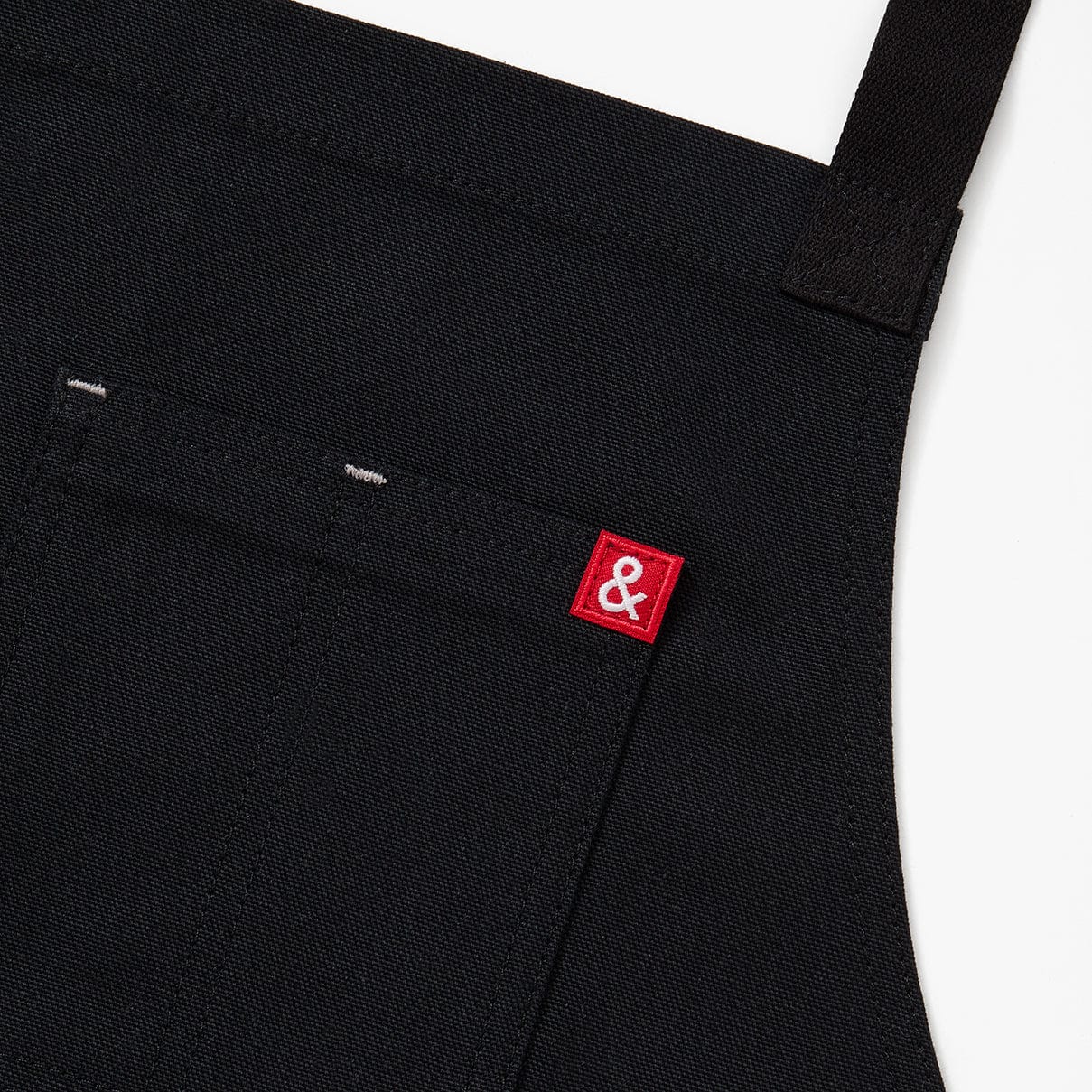 Caviar Black Crossback Apron - Image 2