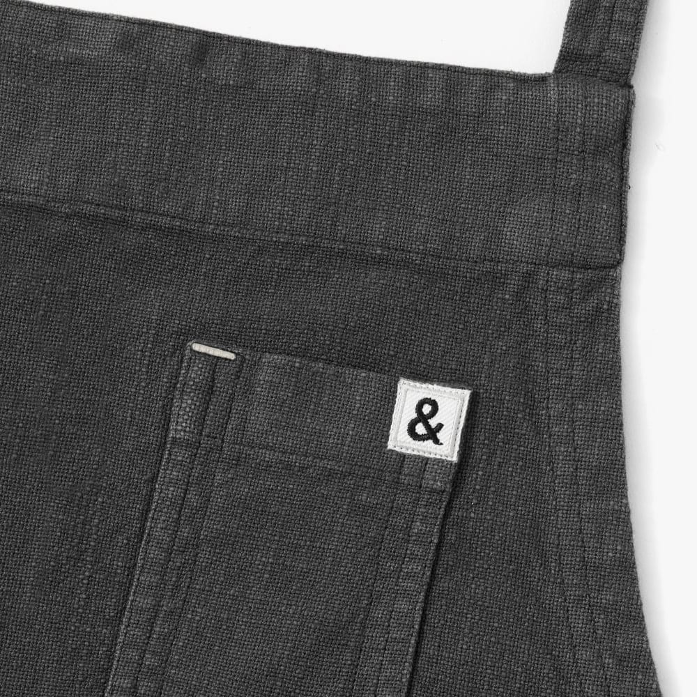 Charcoal Minimalist Apron - Image 2