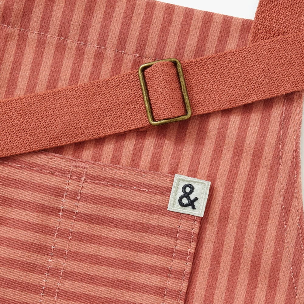 Clay Red Stripe Essential Apron - Image 2