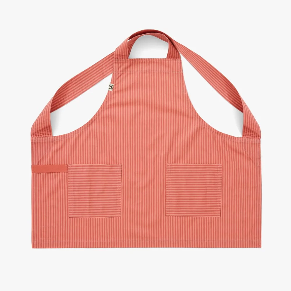 Clay Red Stripe Smock