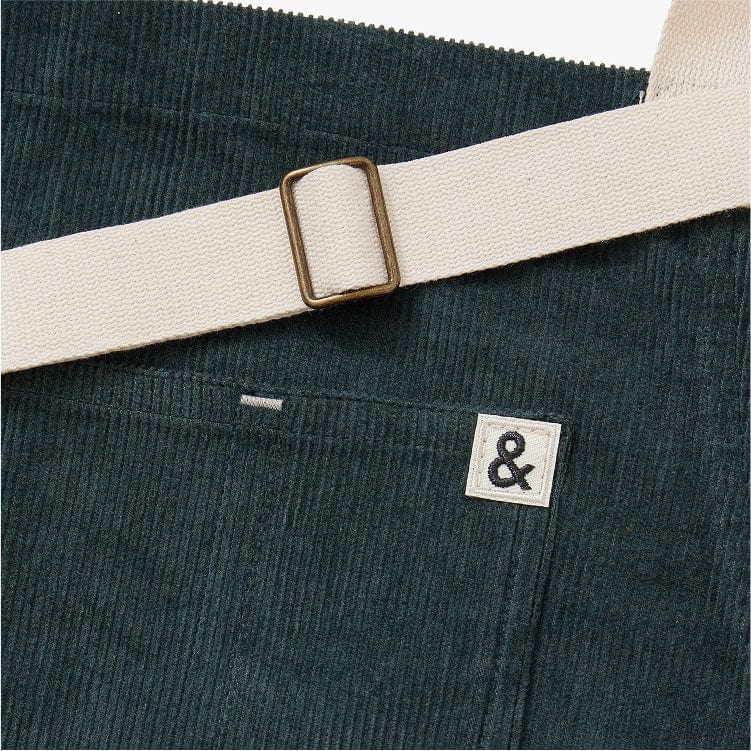 Conifer Green Corduroy Essential Apron - Image 2