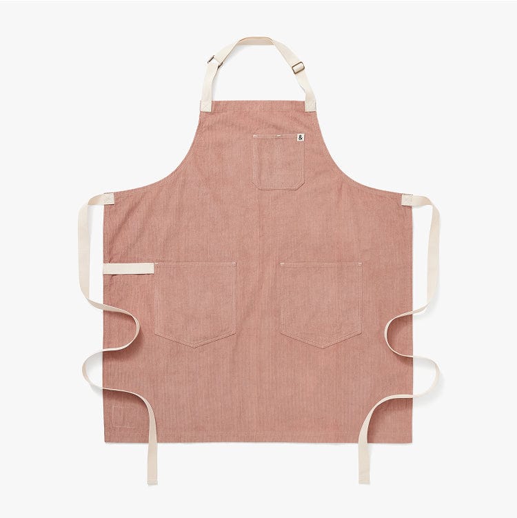 Dusty Rose Corduroy Essential Apron