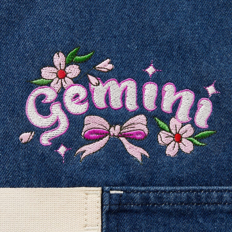 Gemini Denim Zodiac Essential Apron - Image 4