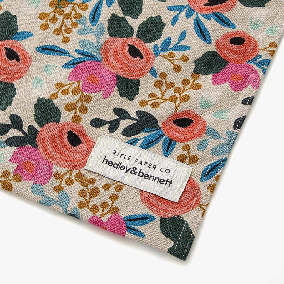 Rifle Paper Co. Rosa Natural Crossback Apron - Image 5