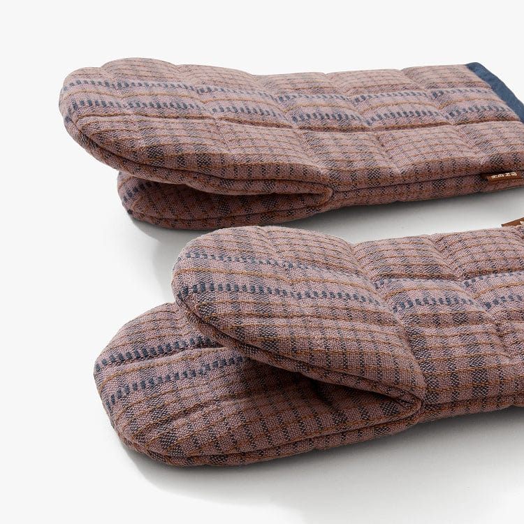 Hommeboys x H&B Lavender Grid Oven Mitts - Image 3