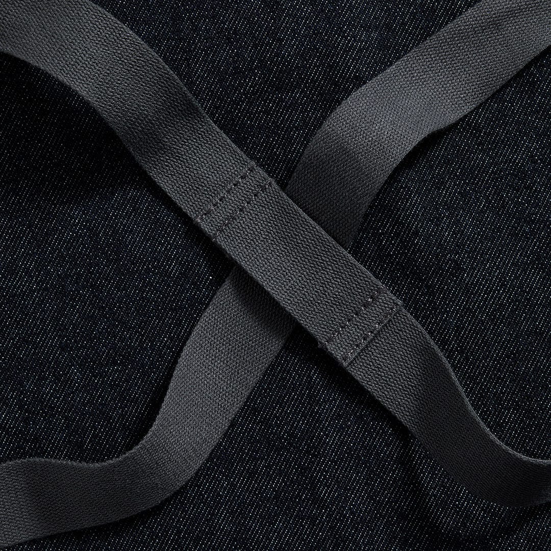 Jack Navy Denim Crossback Apron - Image 4