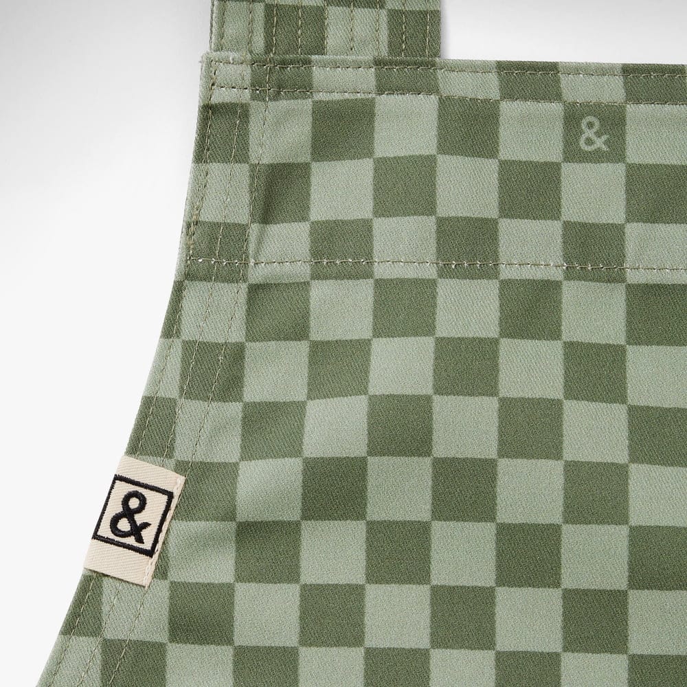 Kale Green Check Smock - Image 2