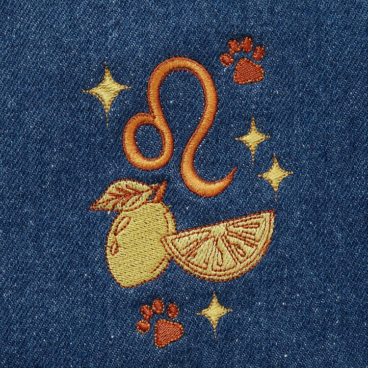Leo Denim Zodiac Essential Apron - Image 5
