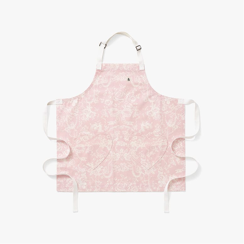 LoveShackFancy x H&B Toscana Toile Perennial Pink Kids Apron