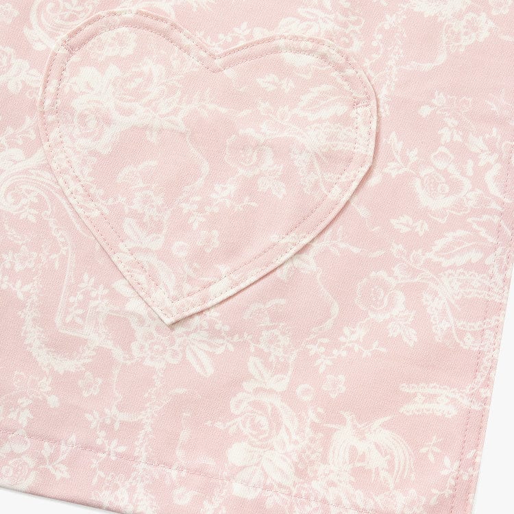 LoveShackFancy x H&B Toscana Toile Perennial Pink Kids Apron - Image 4