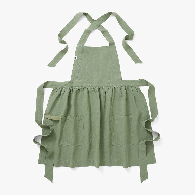 Matcha Green Pinafore Apron