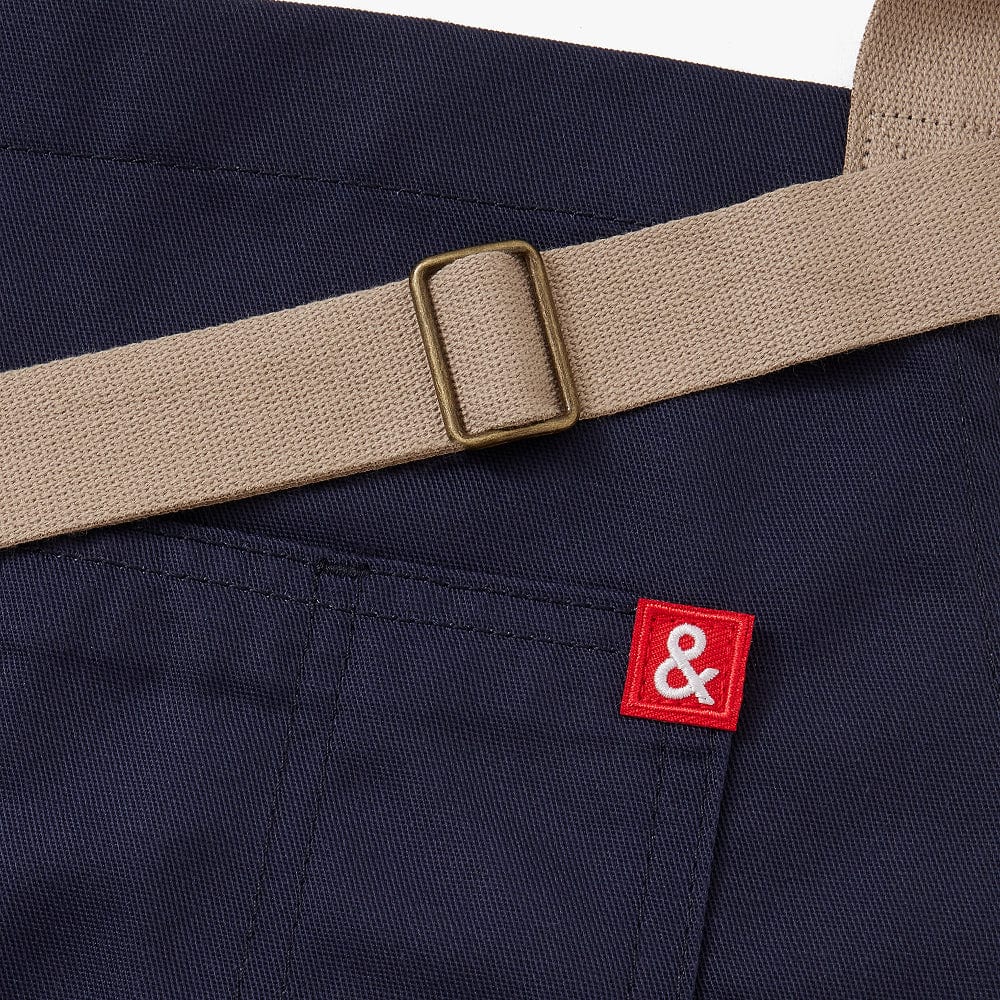 Navy Blue Big Apron - Image 2