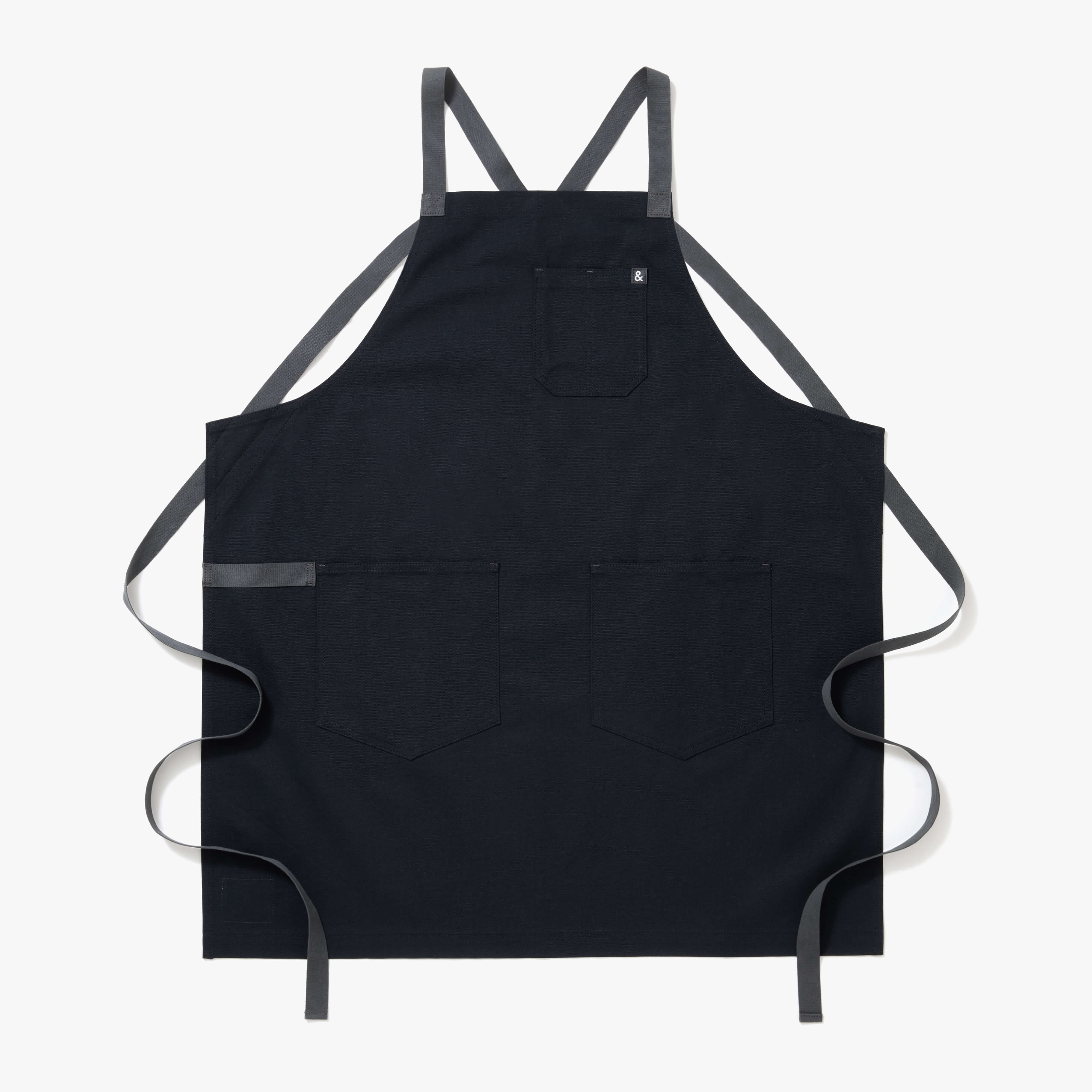 Midnight Blue Crossback Apron