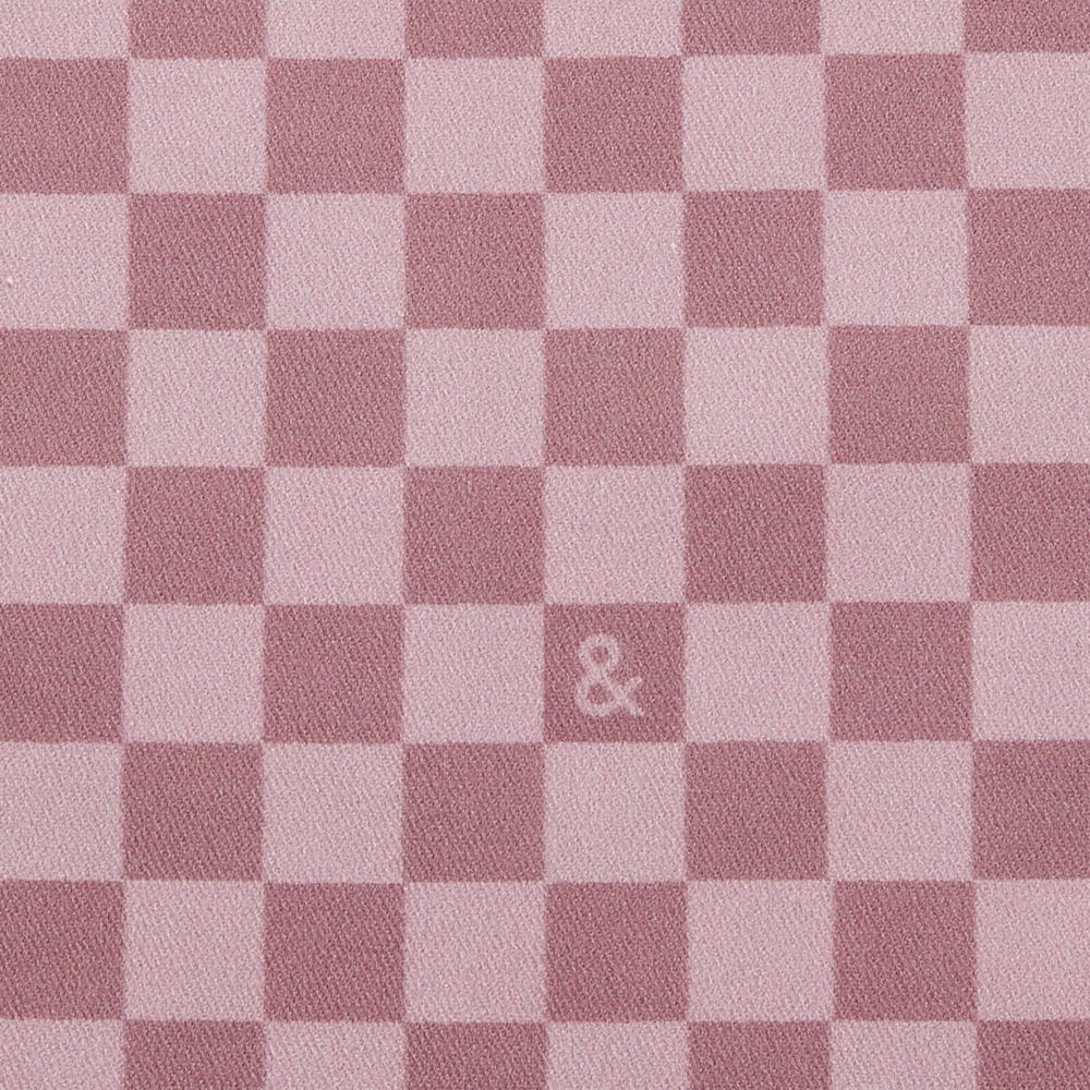 Mulberry Purple Check Crossback Apron - Image 4