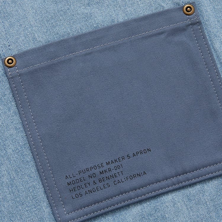 Oak Denim Maker's Split Leg Apron - Image 5