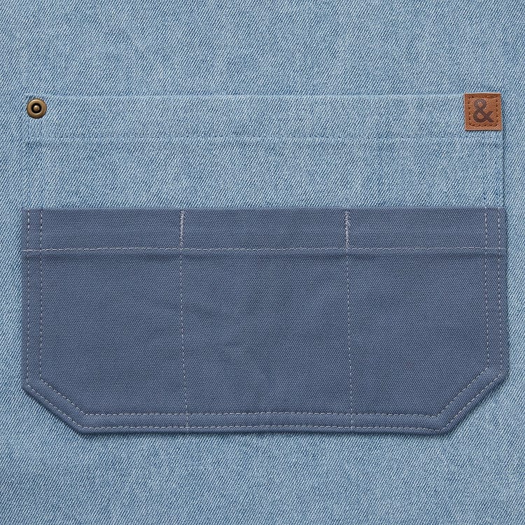 Oak Denim Maker's Split Leg Apron - Image 8