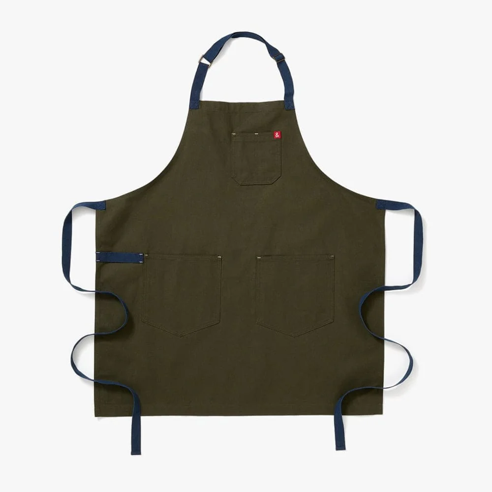 Olive Green Essential Aprons