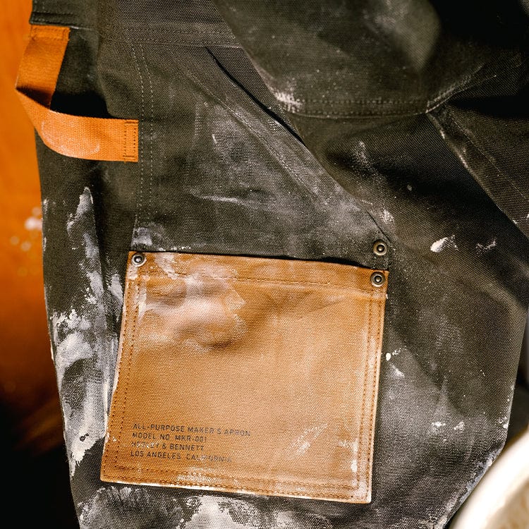 Olive Maker's Split Leg Apron - Image 5