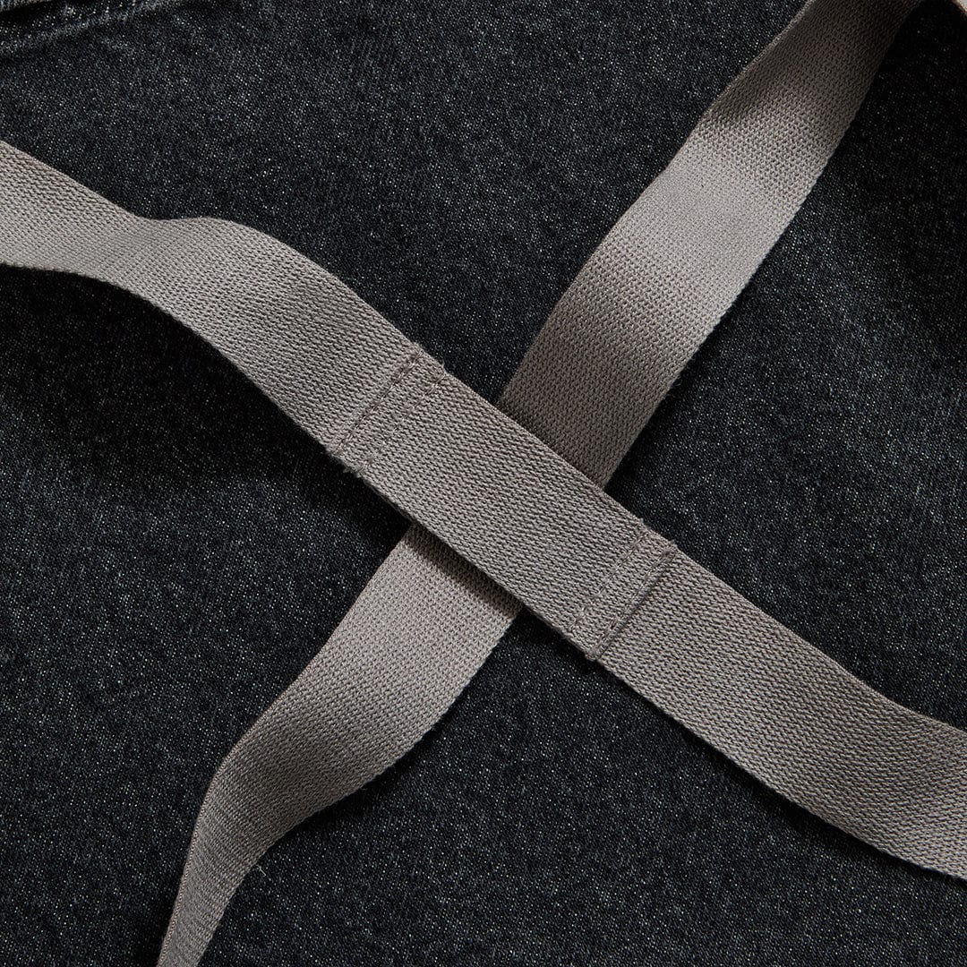 Oyster Gray Denim Crossback Apron - Image 4
