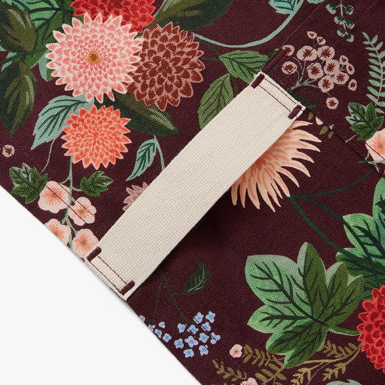 Rifle Paper Co. Burgundy Dahlia Essential Apron - Image 4