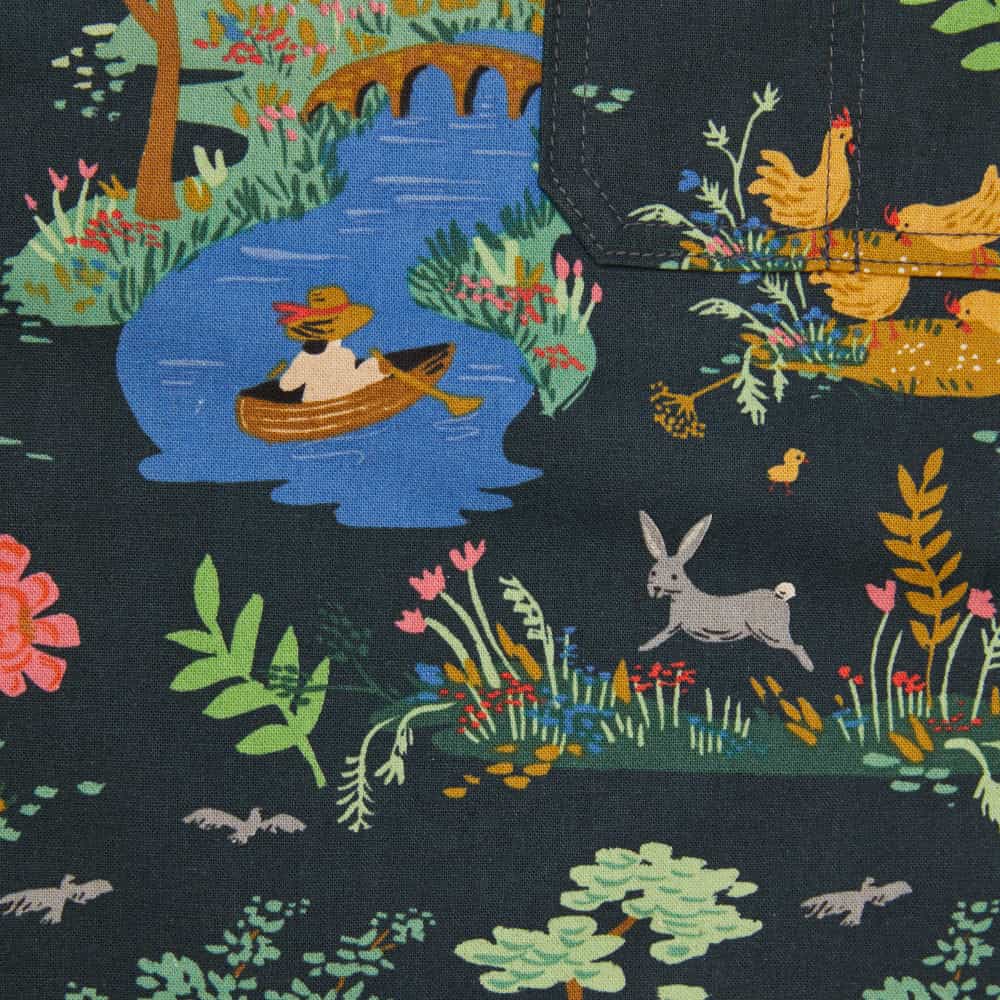RIfle Paper Co. English Garden Toile Hunter Essential Apron - Image 5