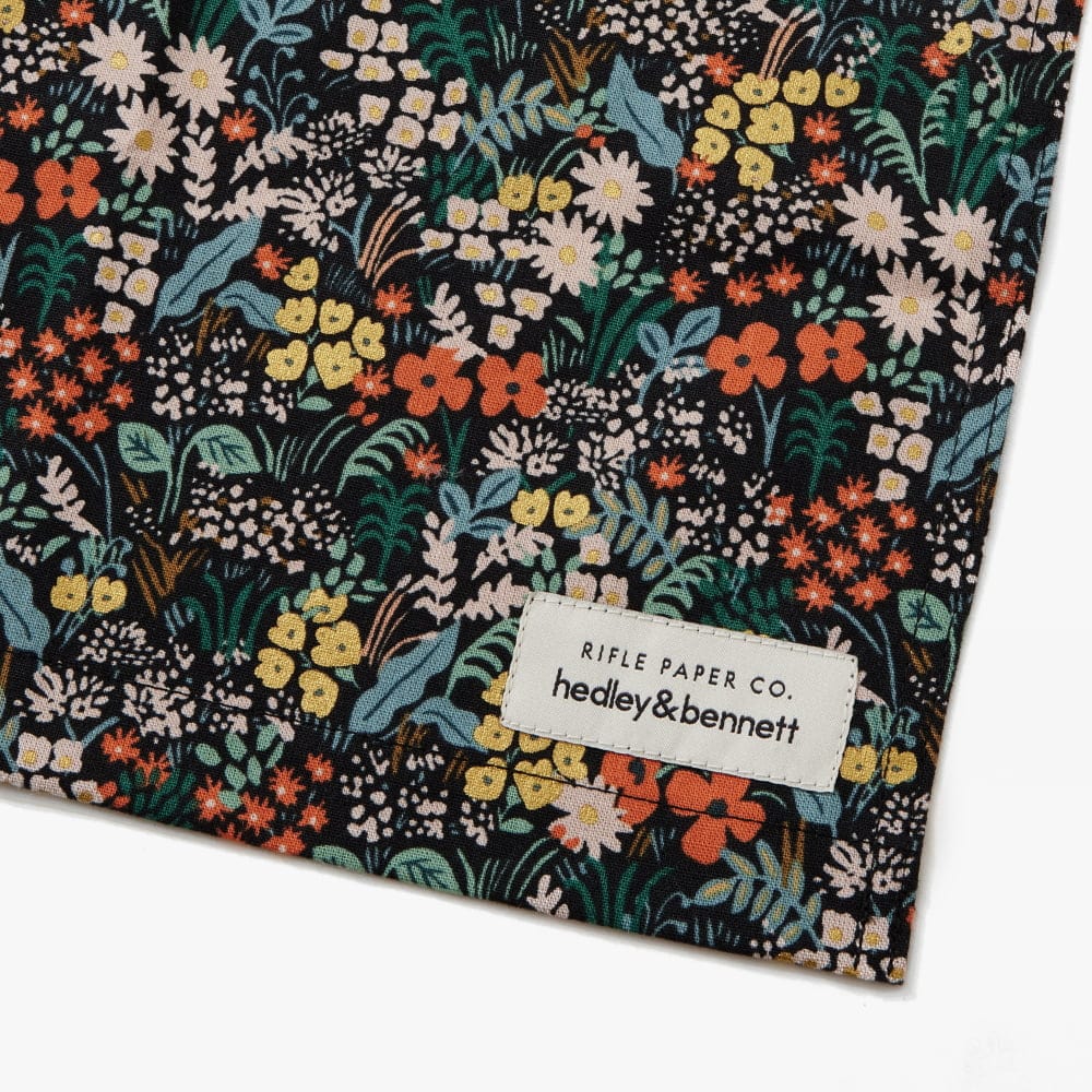 Rifle Paper Co. Meadow Black Crossback Apron - Image 4