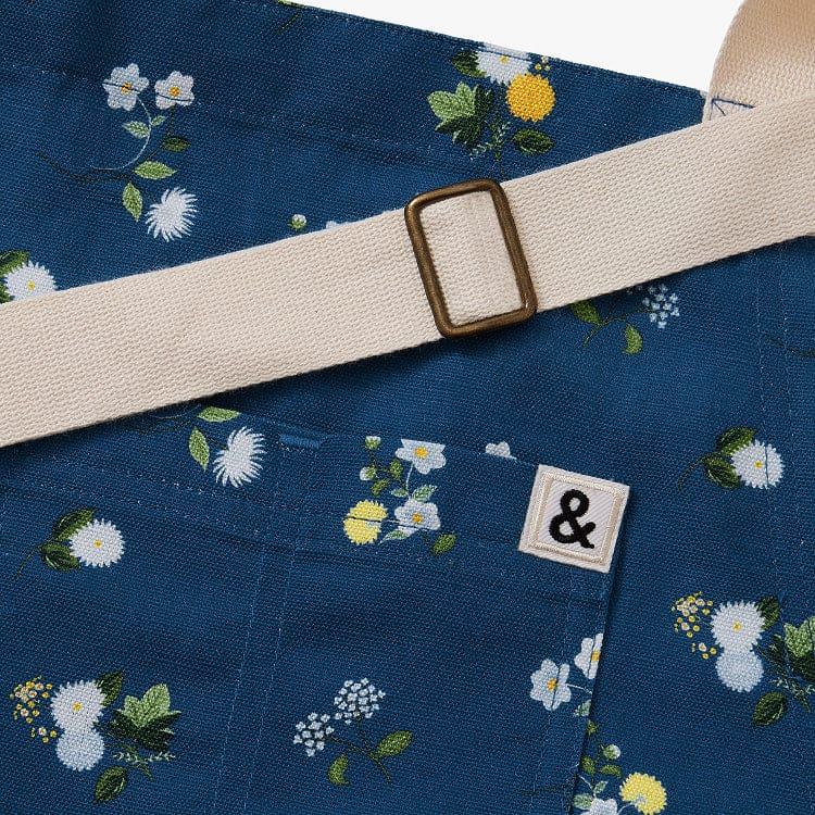 Rifle Paper Co. Sapphire Ditsy Dahlia Essential Apron - Image 2