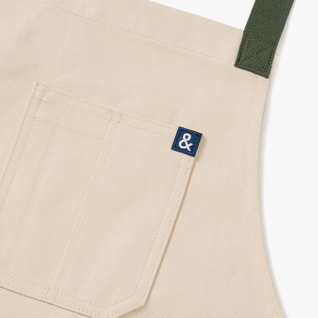 Sage White Crossback Apron - Image 2