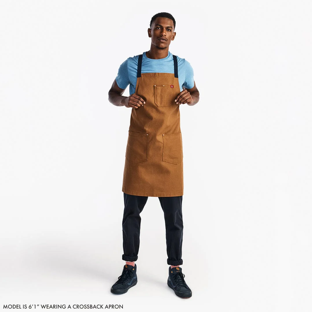 Sage White Crossback Apron - Image 6