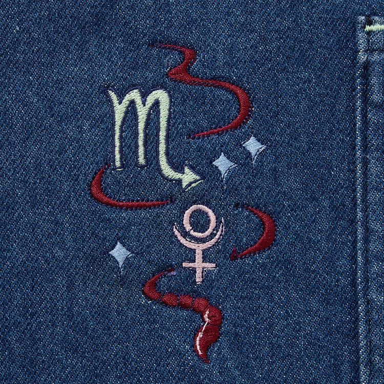Scorpio Denim Zodiac Essential Apron - Image 5