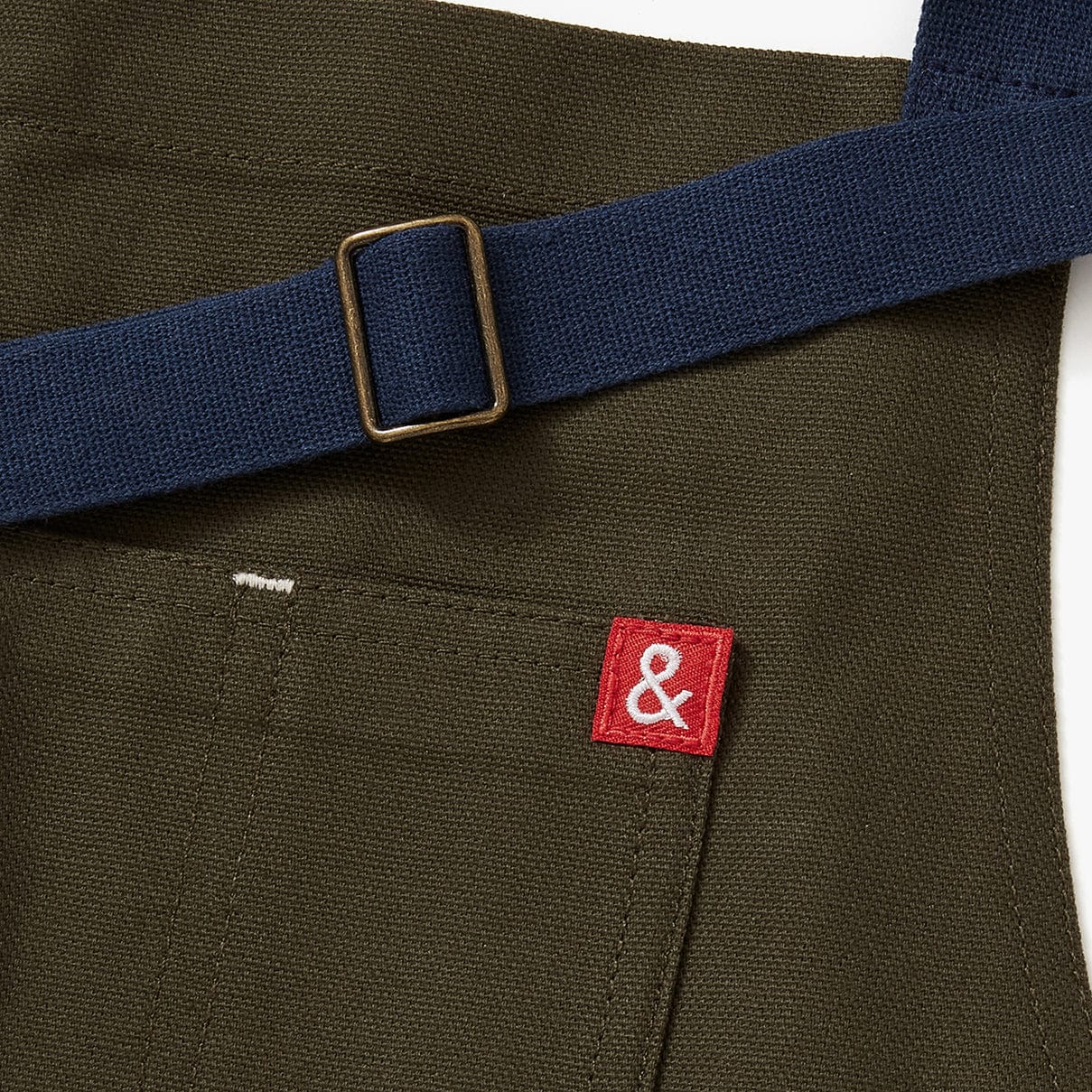 Olive Green Big Apron - Image 2