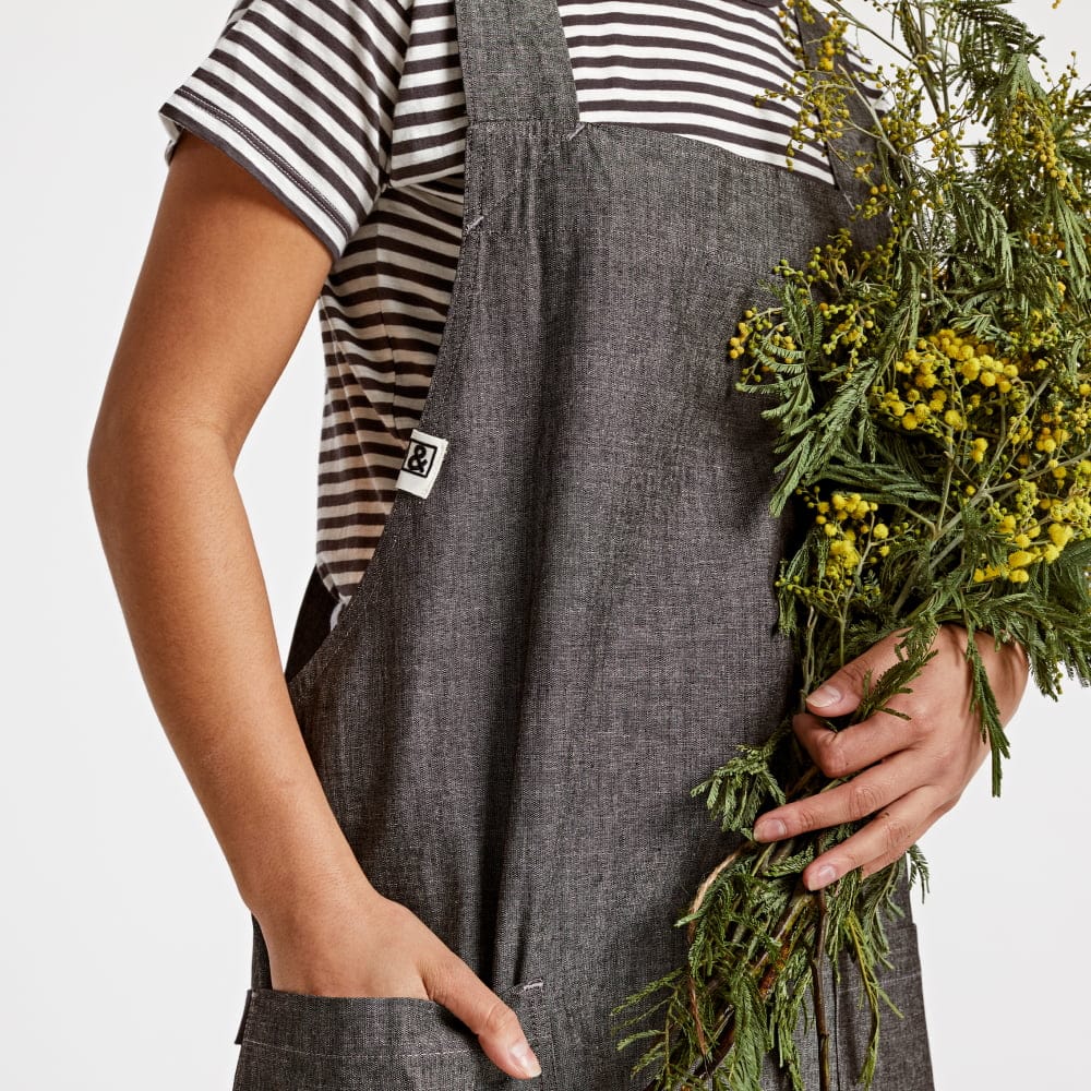 Black Salt Chambray Smock - Image 4