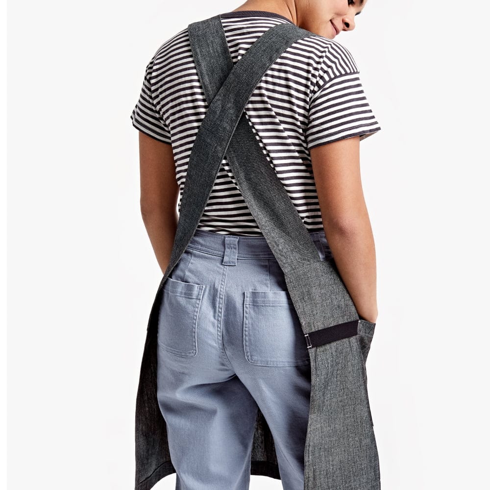 Black Salt Chambray Smock - Image 5